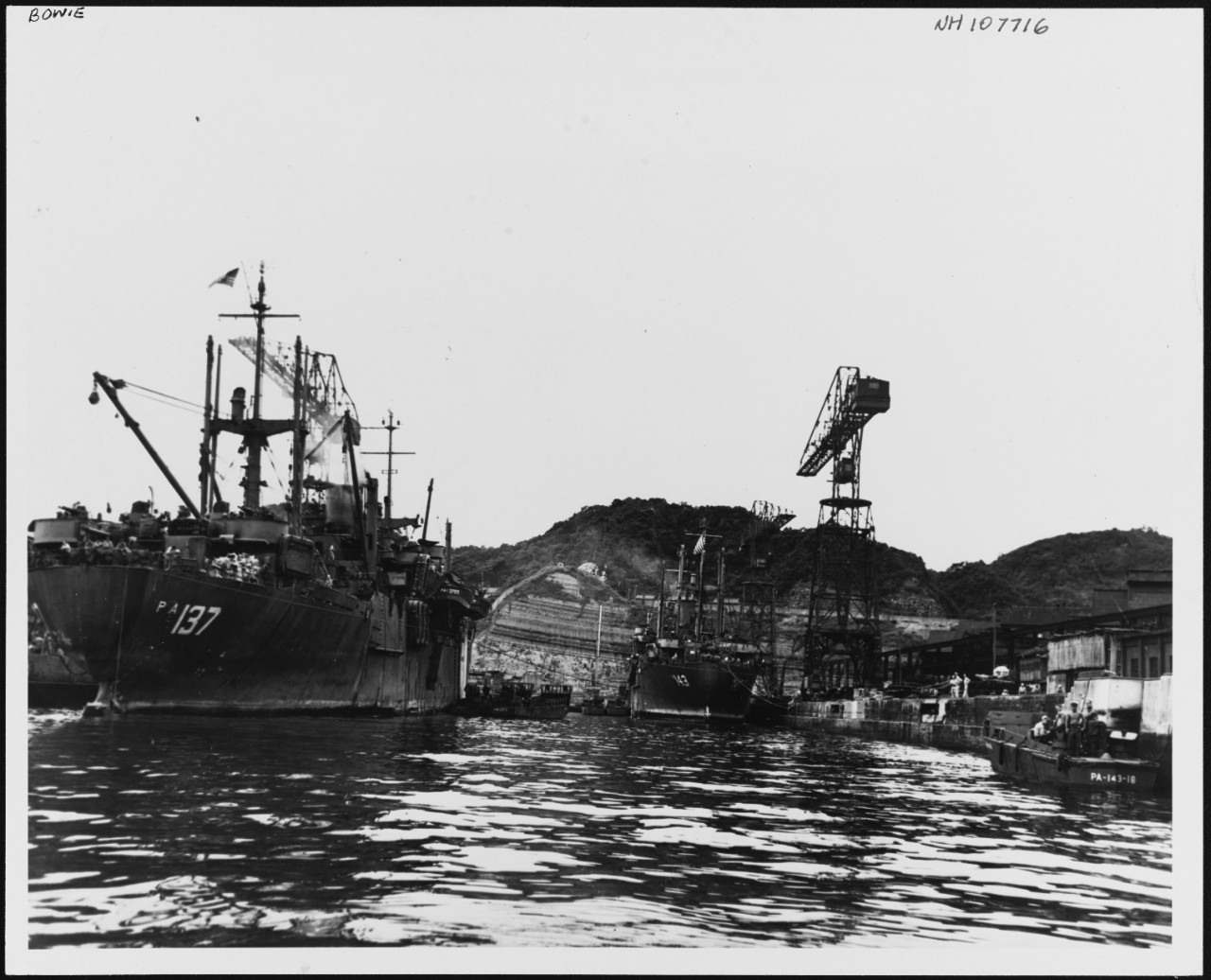 Photo #: NH 107716   USS Bowie