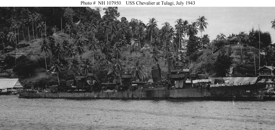 Photo #: NH 107950  USS Chevalier
