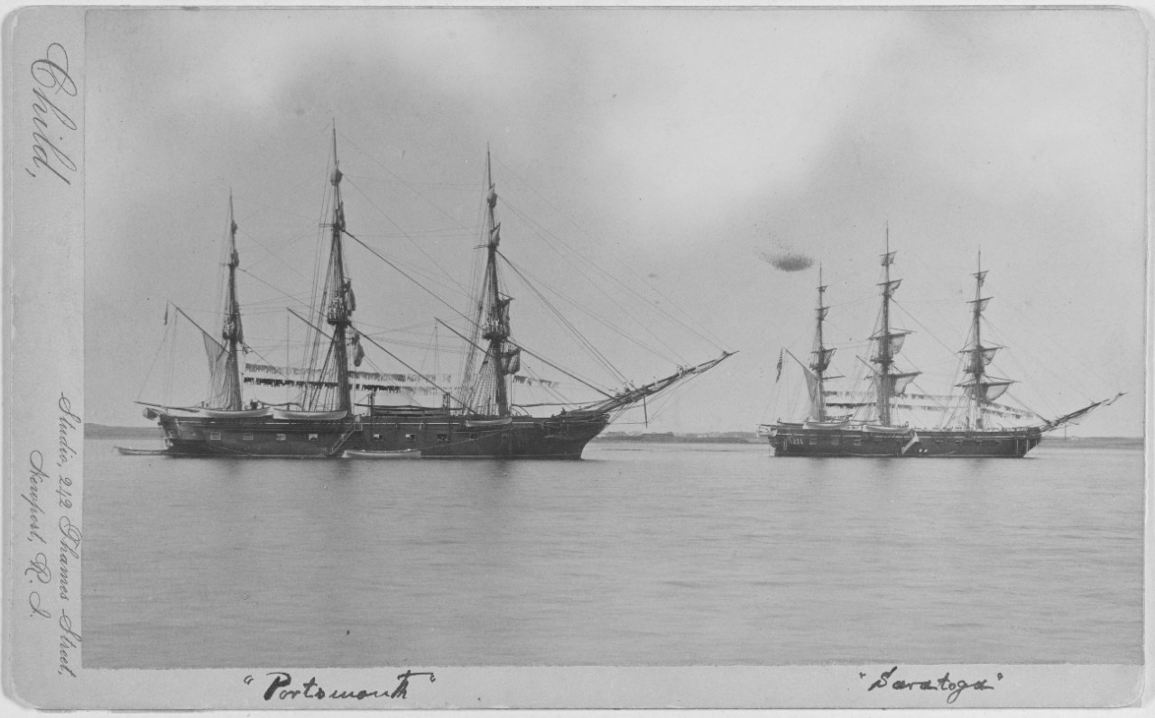 USS PORTSMOUTH and USS SARATOGA