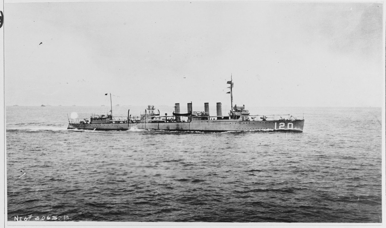USS RADFORD (DD-120)