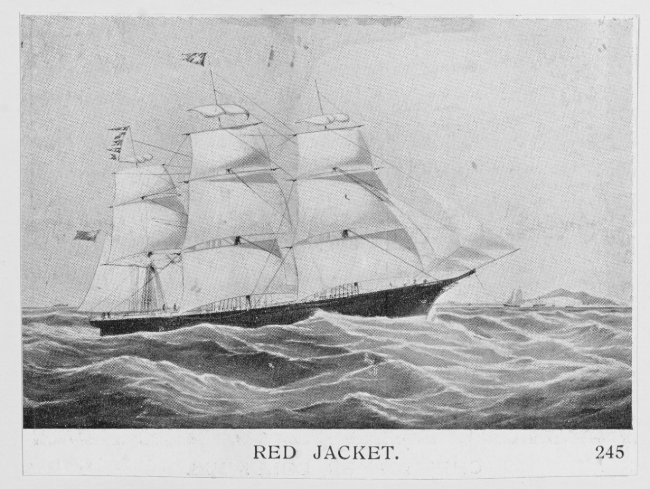 American Clipper Ship RED JACKET