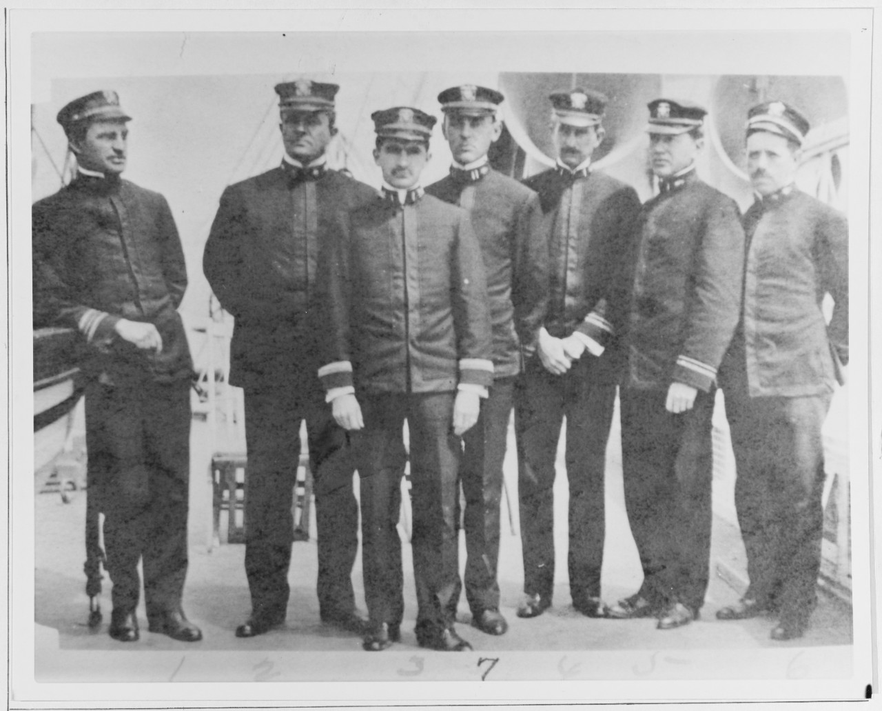 Officers of Hospital Ship USS RELIEF, 1908