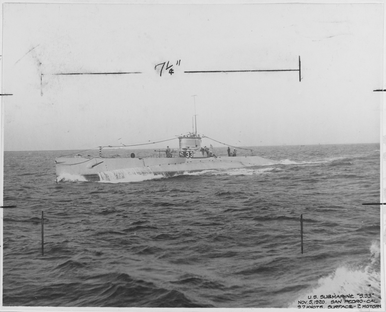 U.S. Submarine USS S-33.