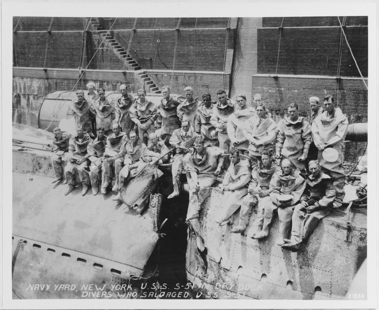 USS S-51 (SS-162), 1922-1930, Salvaging