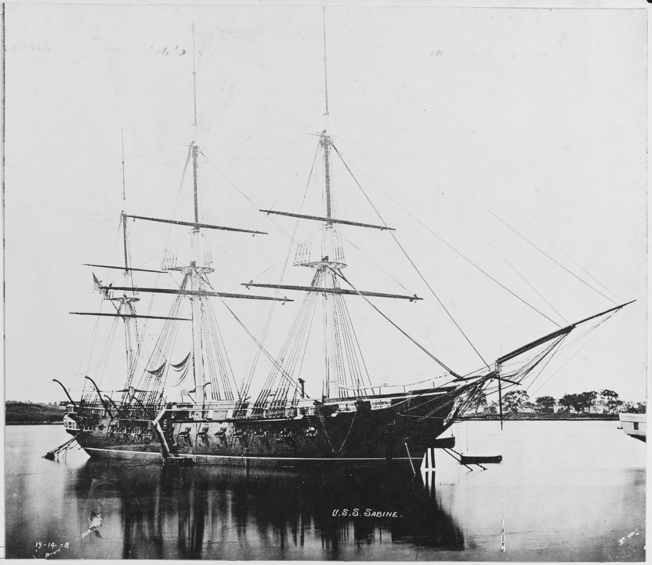 U.S.S. SABINE (1855-1883)