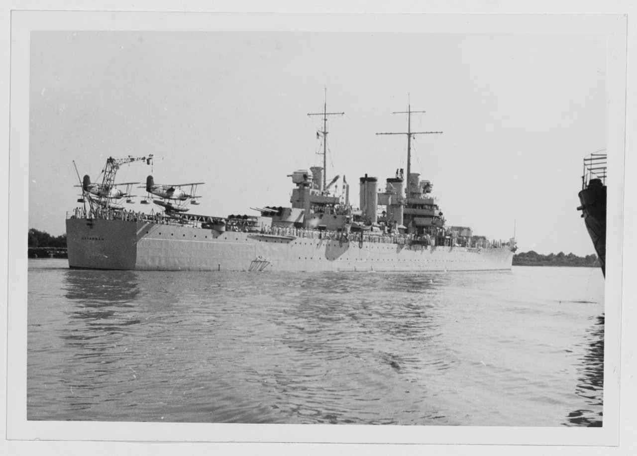 USS SAVANNAH (CL-42)                          1938