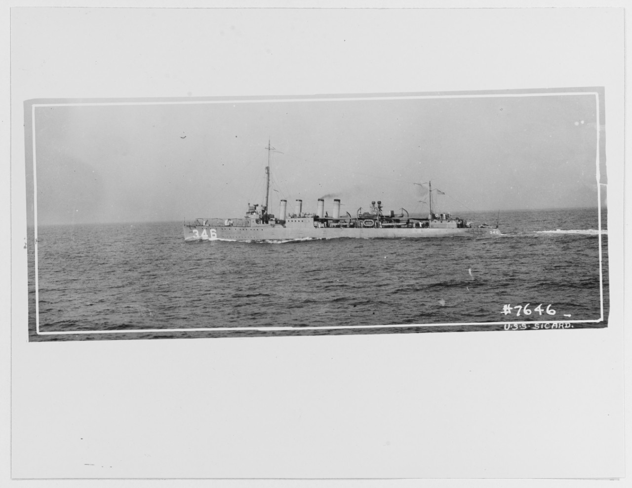 USS SICARD (DD-346) (1920-1946)