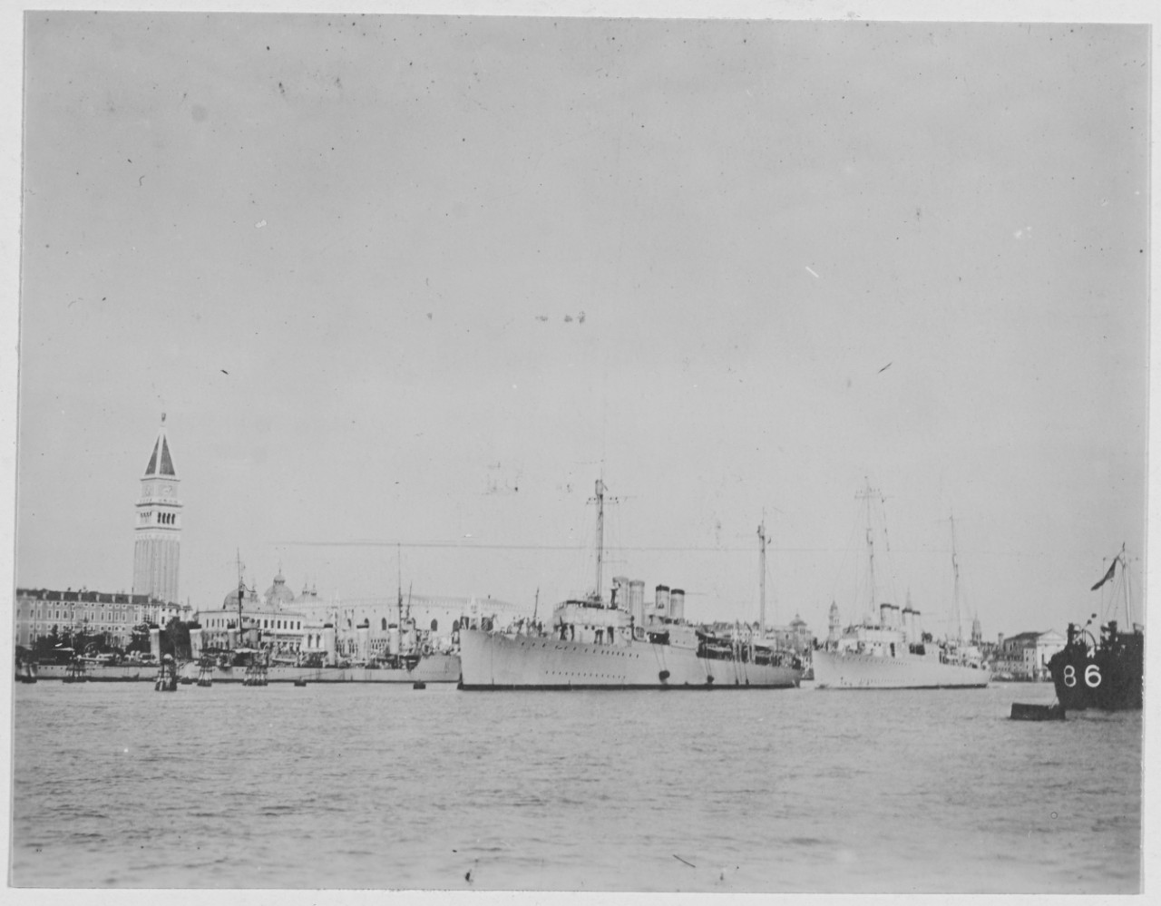 U.S. Destroyers in Venice, Italy