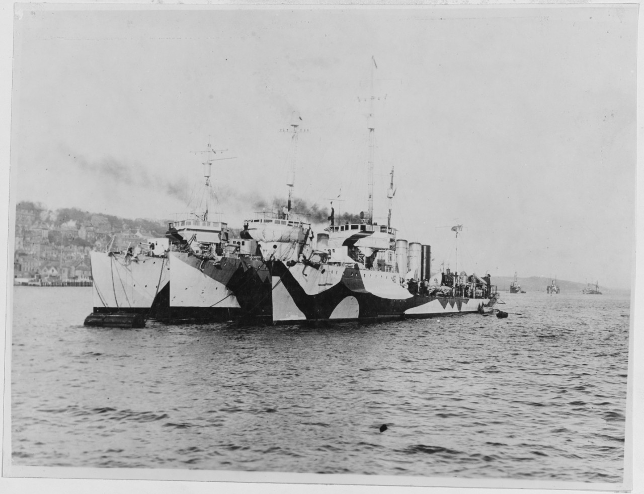 U.S. Destroyer at Queenstown, Ireland