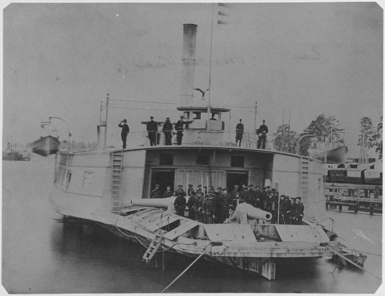 Gunboat at White House Landing