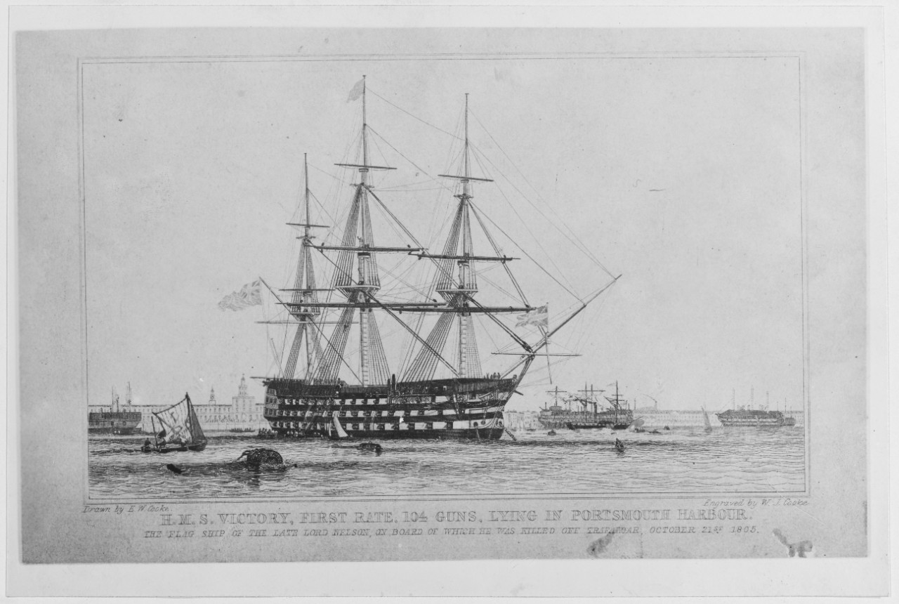 H.M.S. VICTORY.