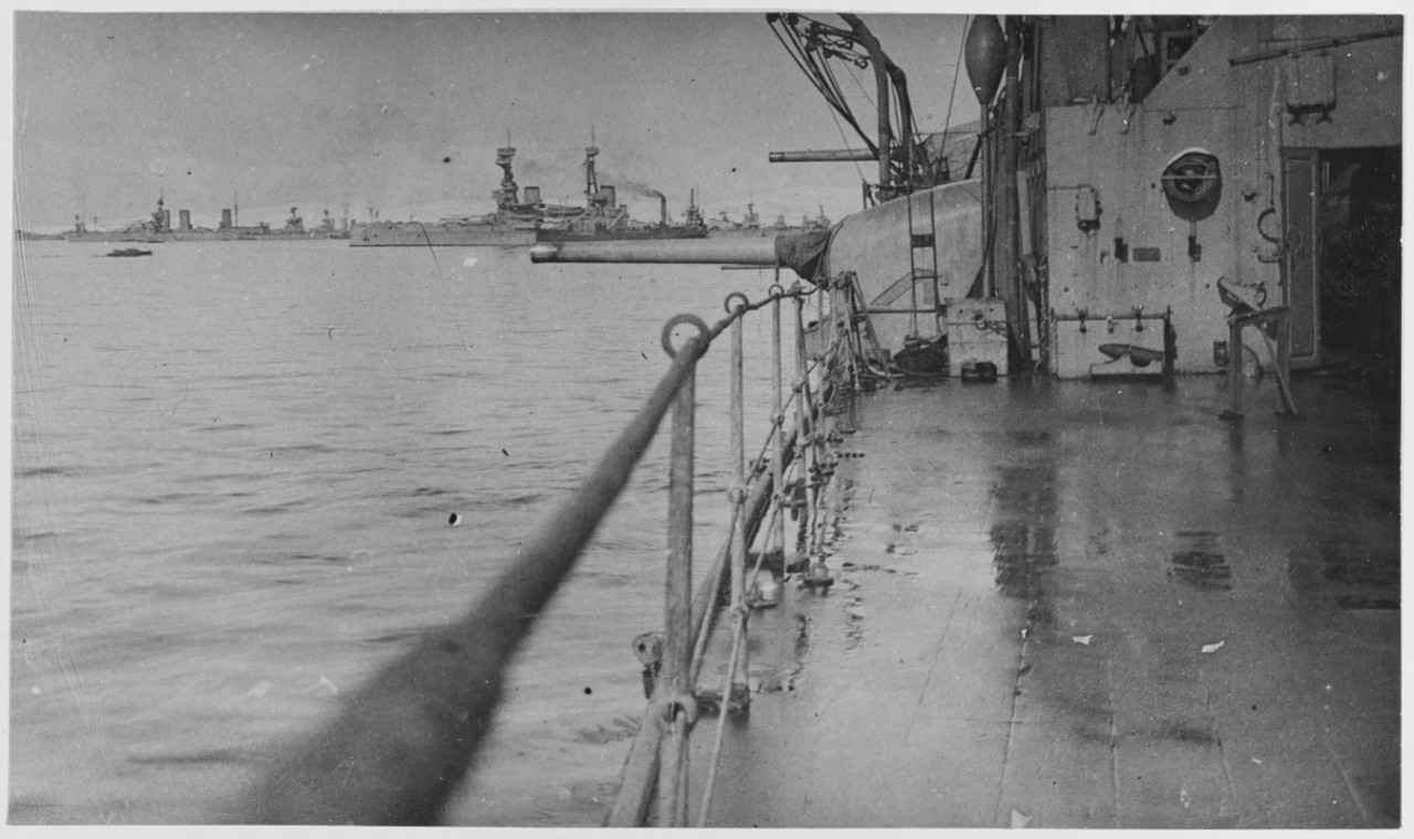 Photo #: NH 110485  British Grand Fleet For a MEDIUM RESOLUTION IMAGE, click the thumbnail.