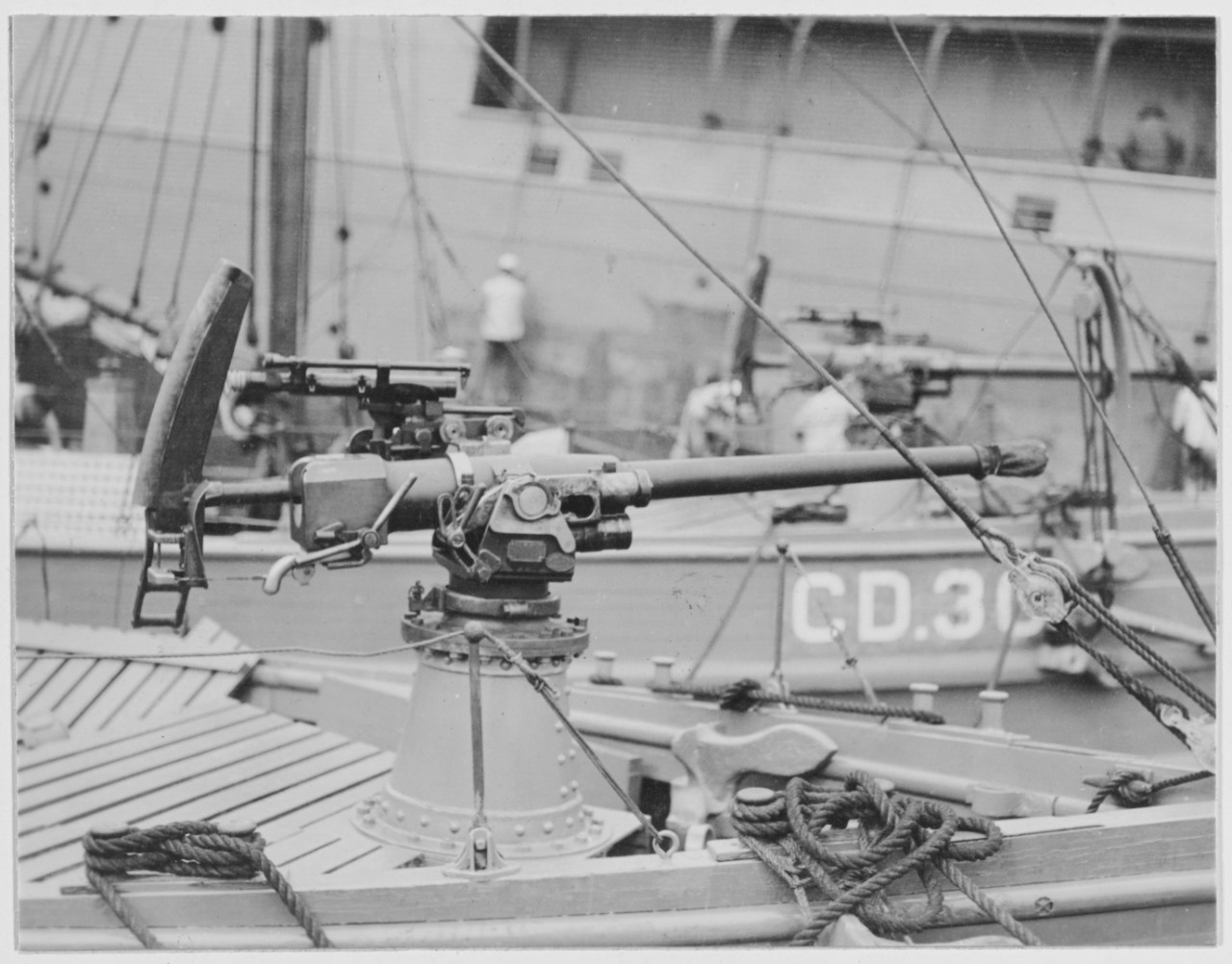 Bow gun on Canadian drifters.