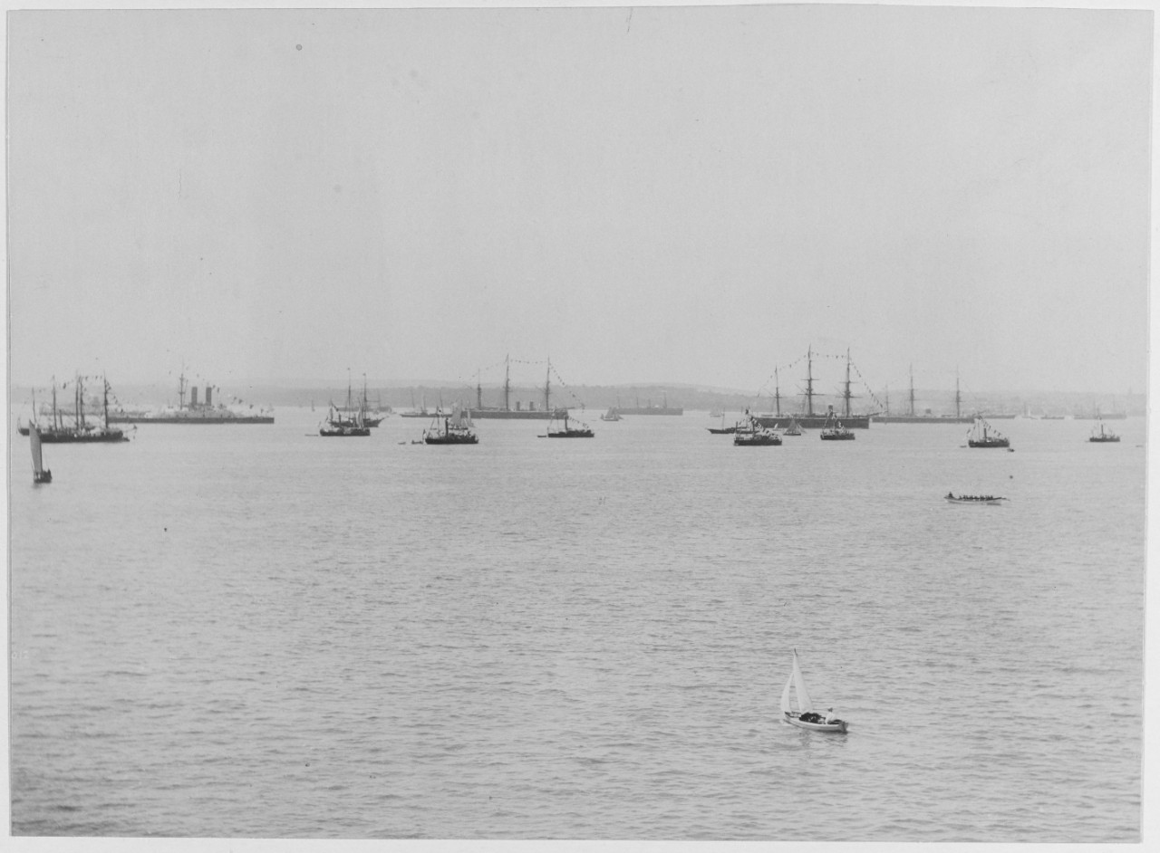 British Fleet at Spithead, 1887.