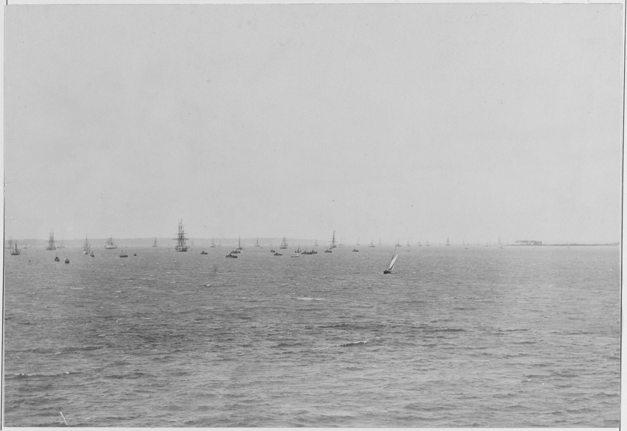 British Fleet at Spithead, 1887.