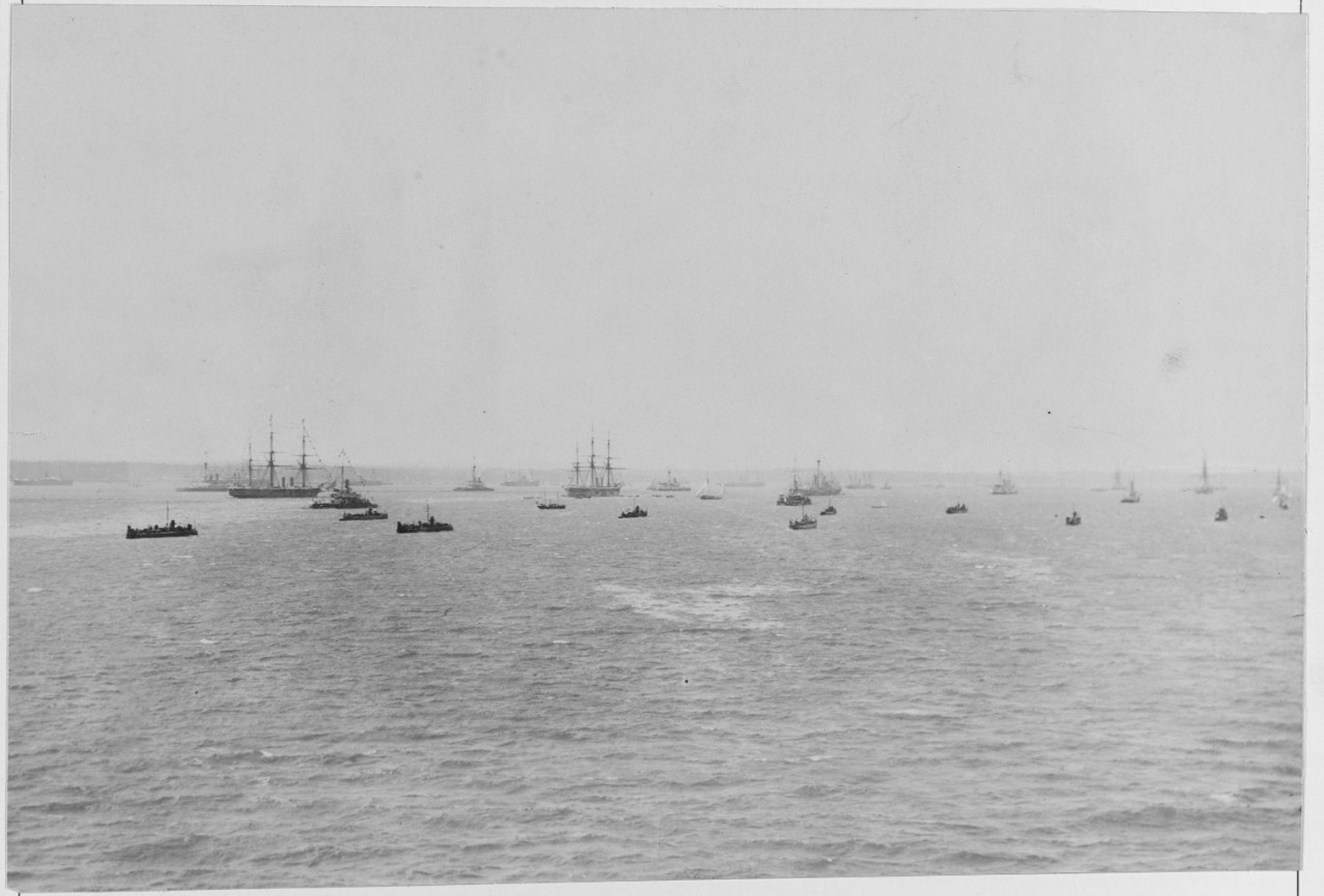 British Fleet at Spithead, 1887.