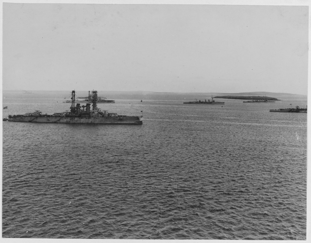 Allied fleets at Scapa Flow.