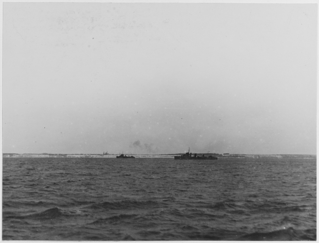 British destroyers at Puza, Estonia.