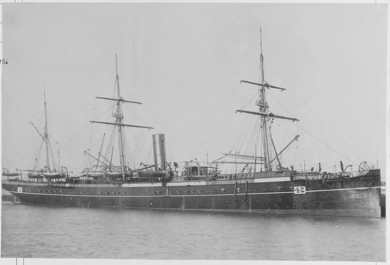 British gunboat, No. 34, 1875.