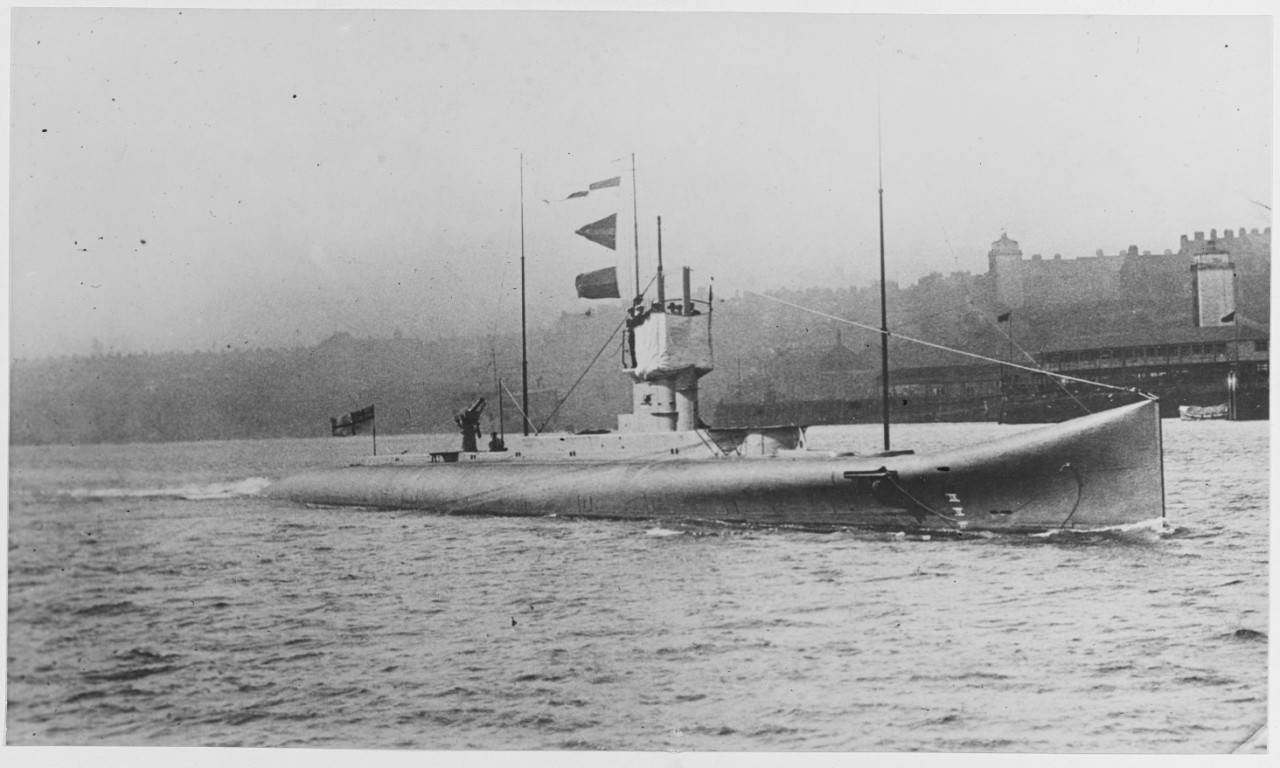 A British "K" class submarine.