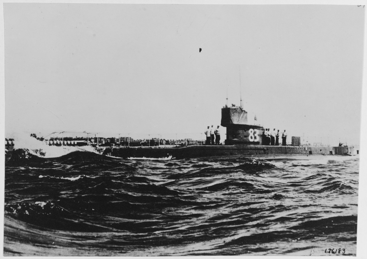 British submarine, "E" type.