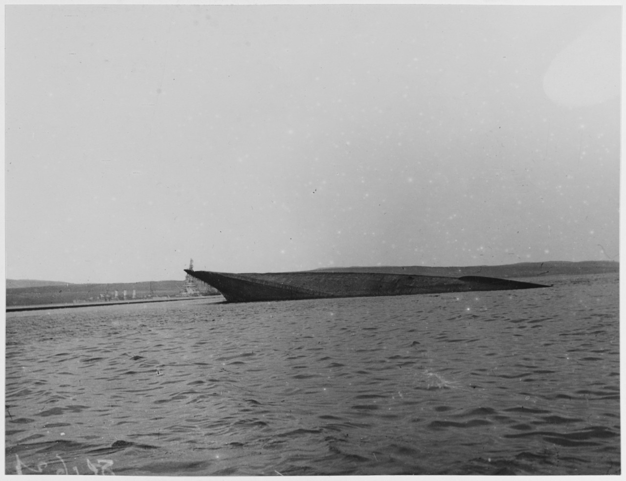 Keel of the German Battle Cruiser DERFFLINGER at Seapa Flow