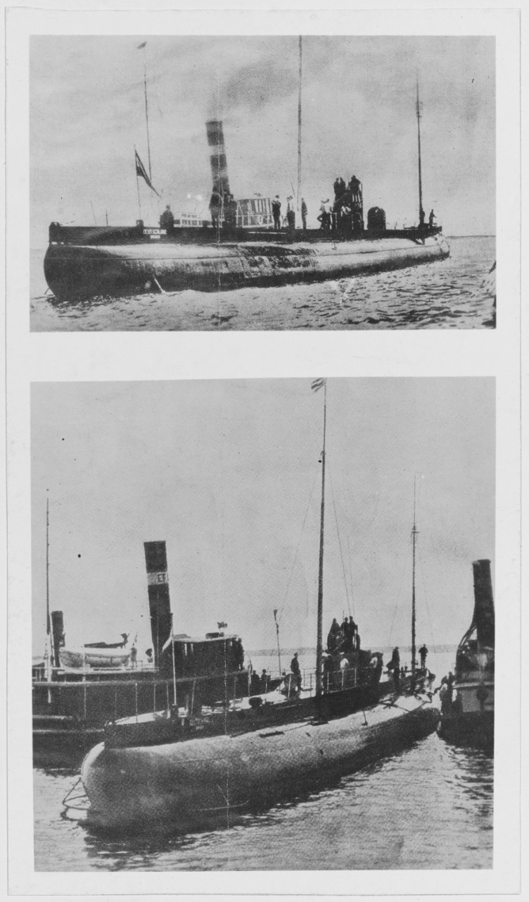 German Mercantile Submarine DEUTSCHLAND at Baltimore, Maryland