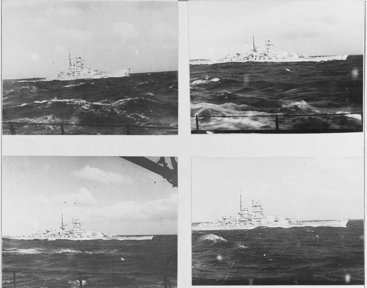 SMS GNEISENAU in the North Atlantic. Germany - BB. (SCHARNHORST Class). Winter 1940-1941