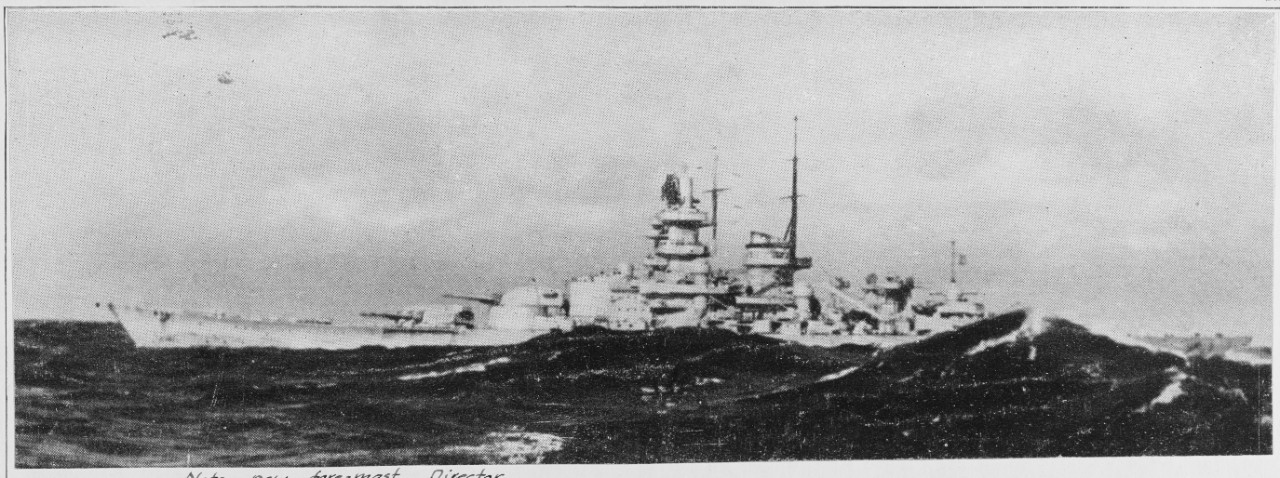 SMS GNEISENAU in the North Atlantic. Germany - BB. (SCHARNHORST Class). 1941