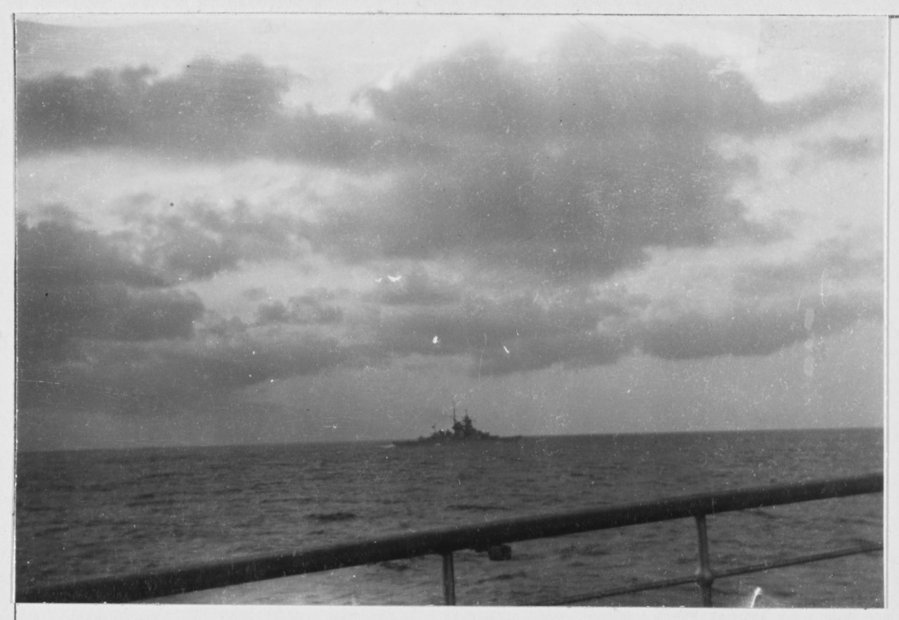 SMS GNEISENAU in the North Atlantic. Germany - BB. (SCHARNHORST Class). Circa 1940