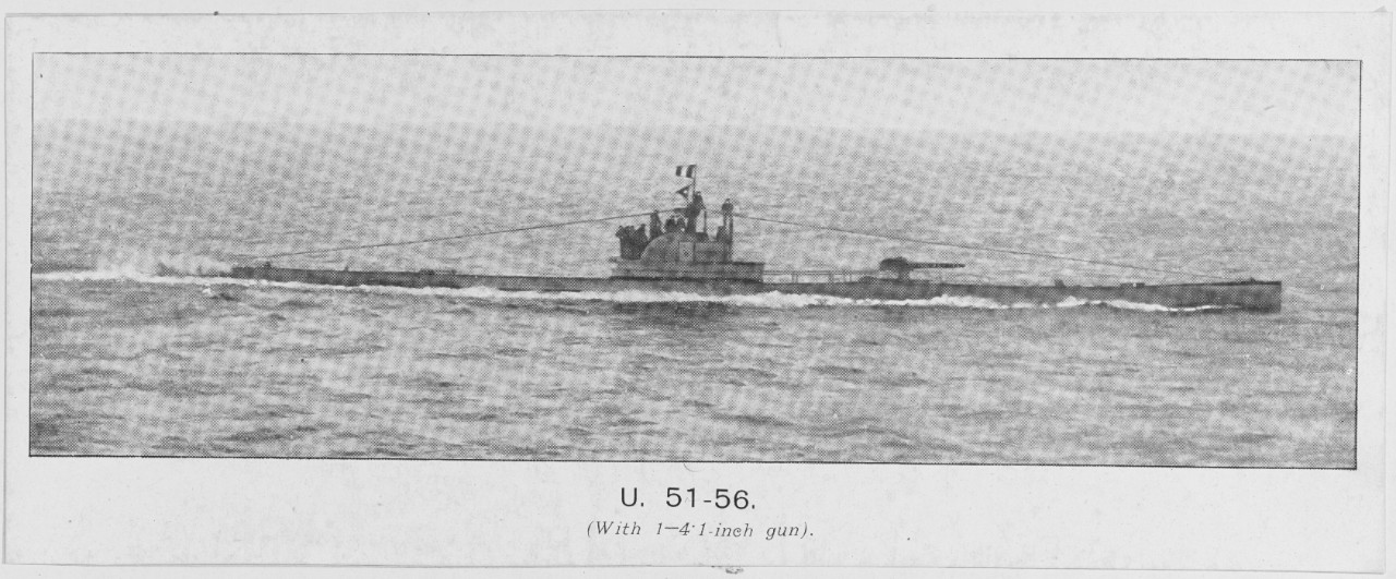 German U-Boats Numbers 51-56