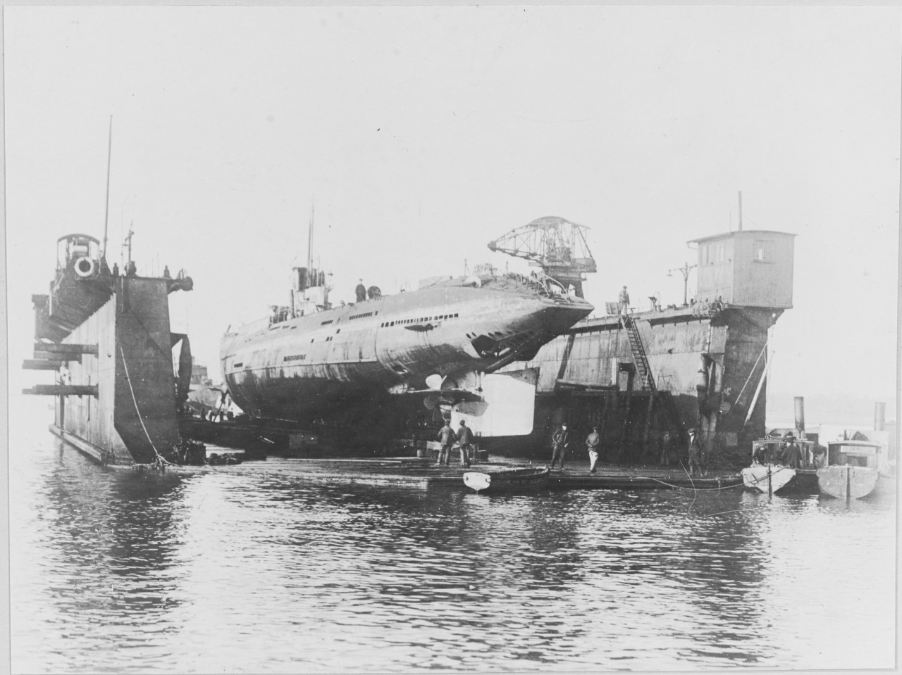 Surrendered German Submarine