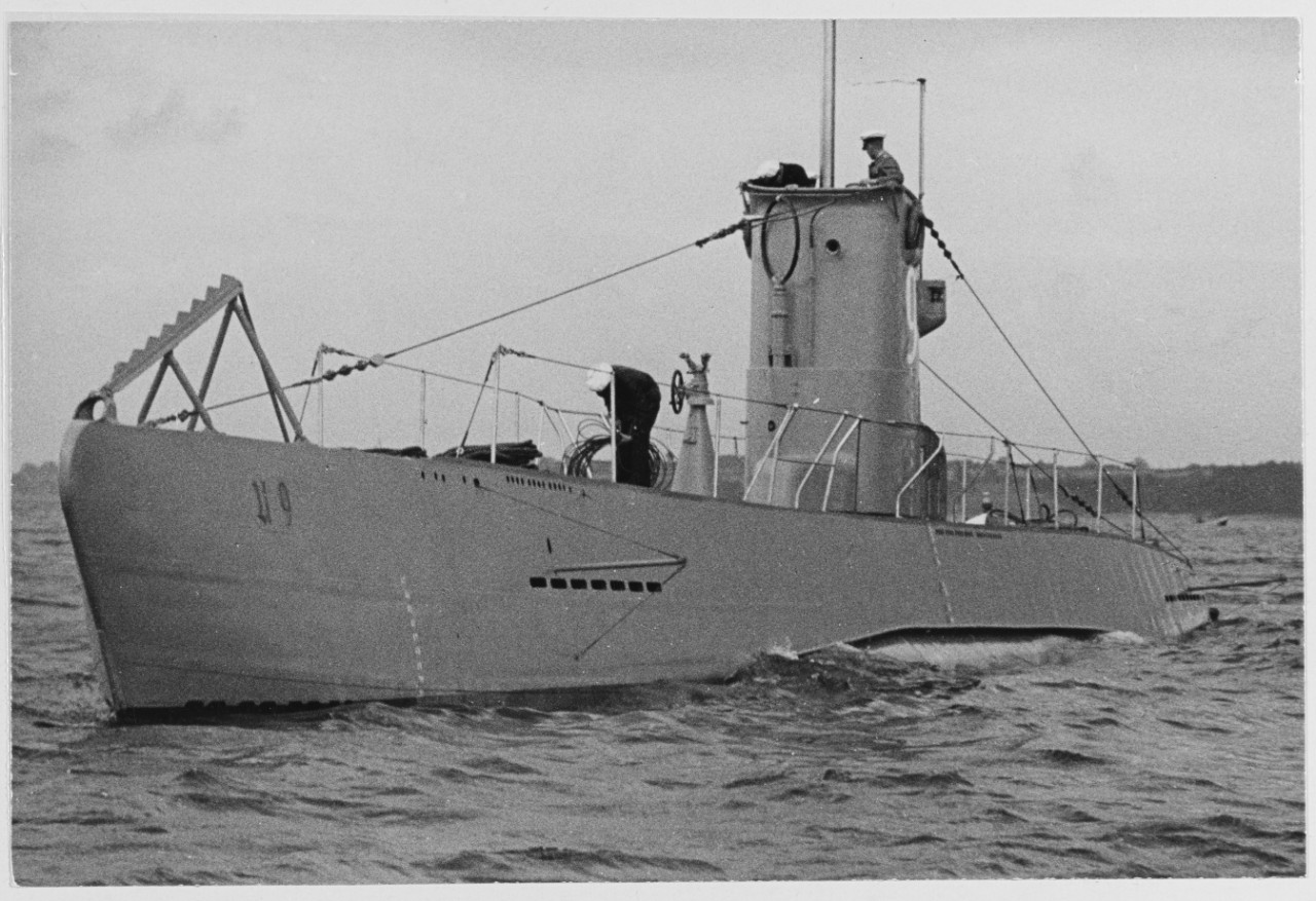 German submarine U-9, circa 1935.