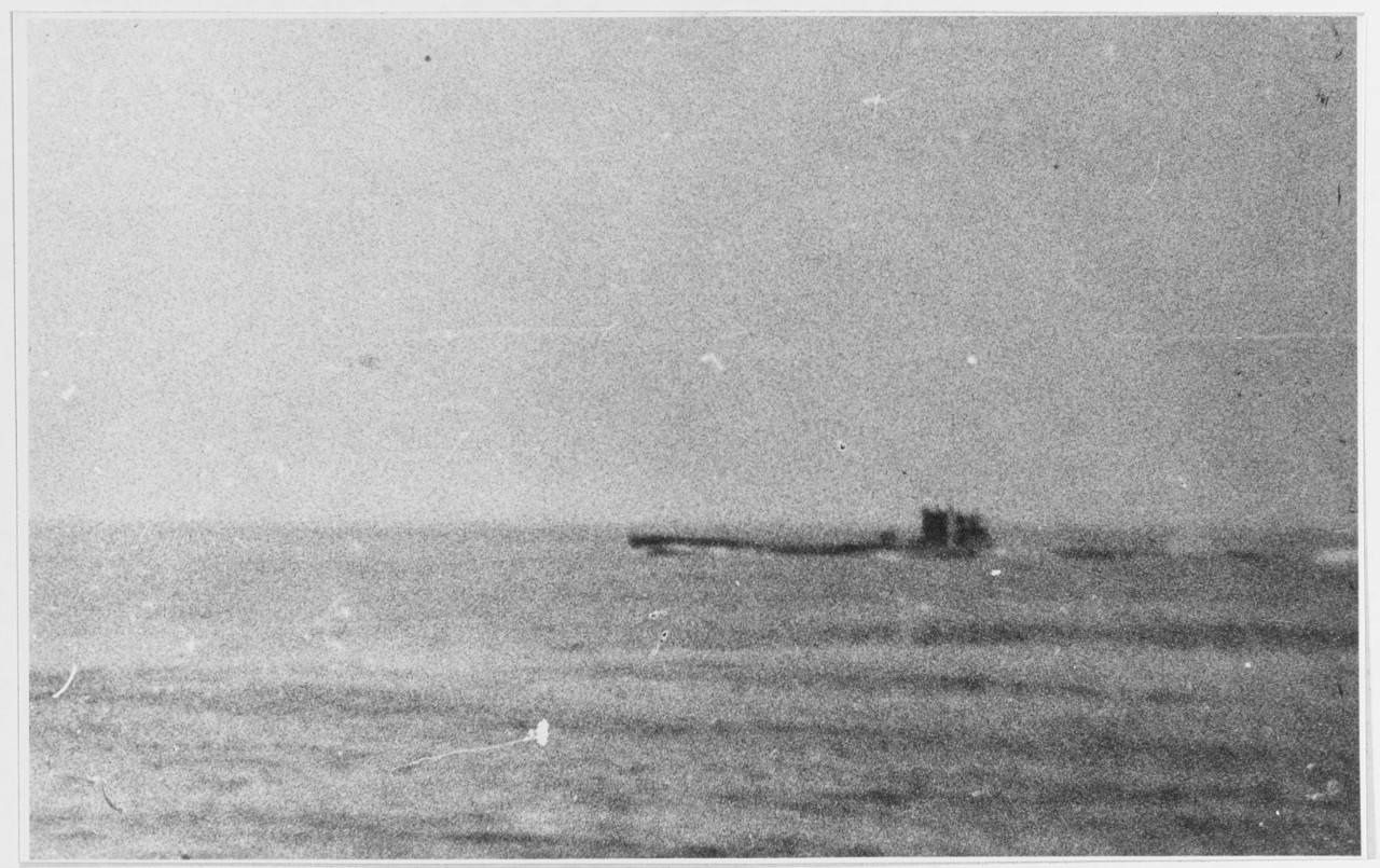 German submarine, taken from Chilean steamer HUEMUL, on 1 June 1942.