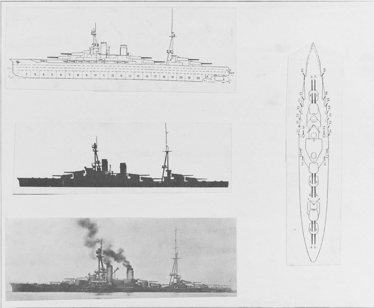 Japanese ships: H.I.J.M.S. ISE and HYUGA