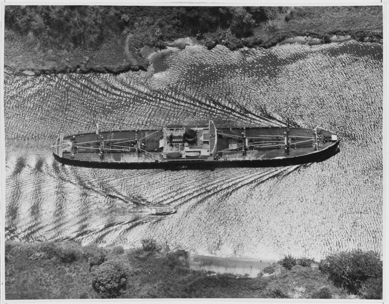 Japanese Ship: KUIANTO MARU in Panama Canal. May 20, 1937