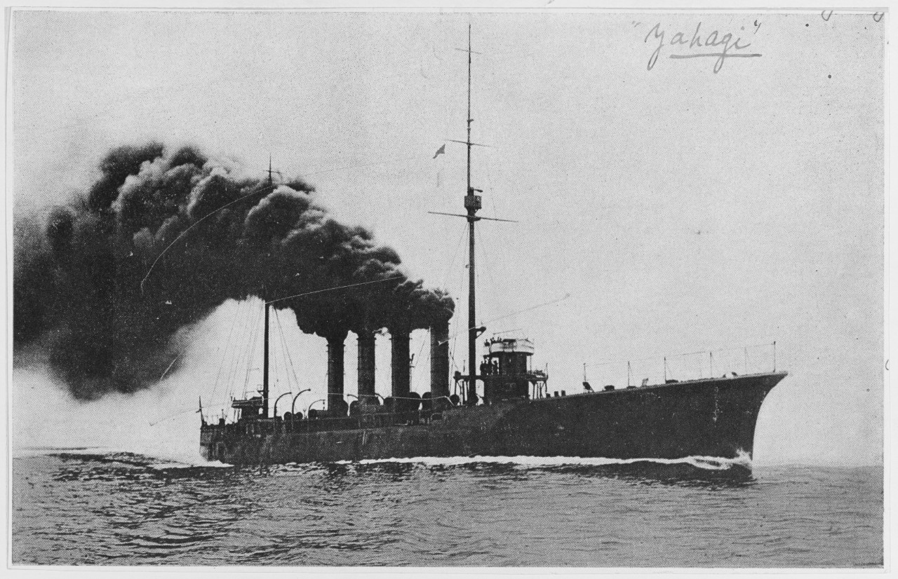 Japanese Cruiser YAHAGI, March 10, 1911