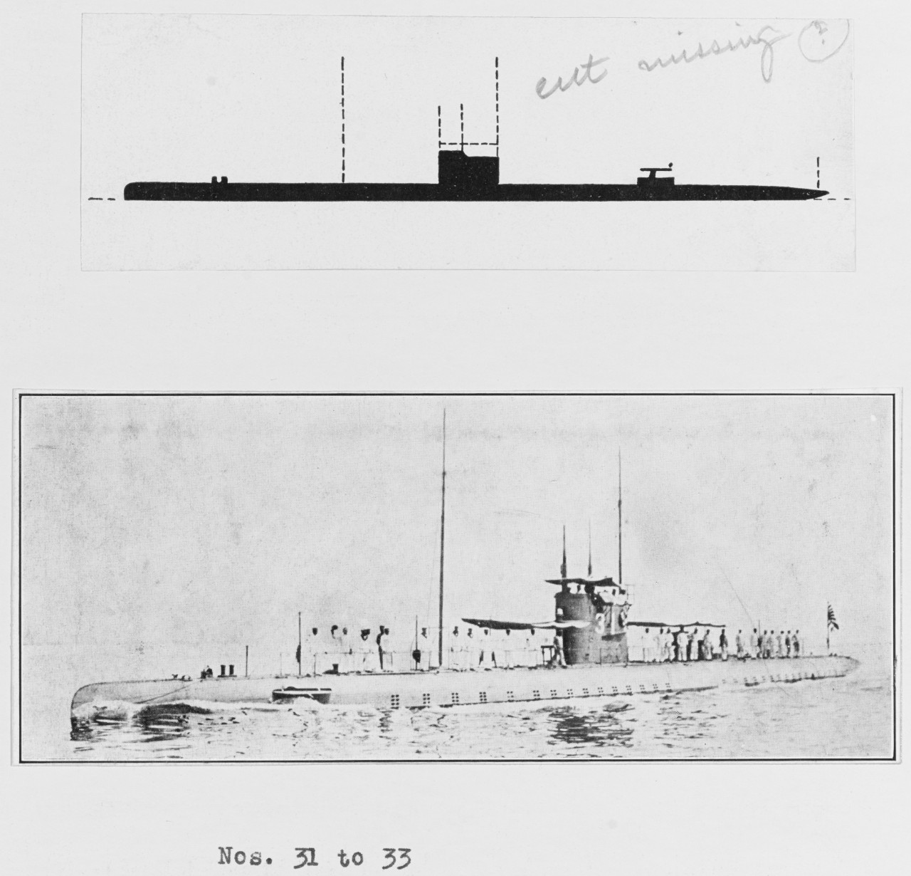 Japanese Submarines Nos. 31 to 33