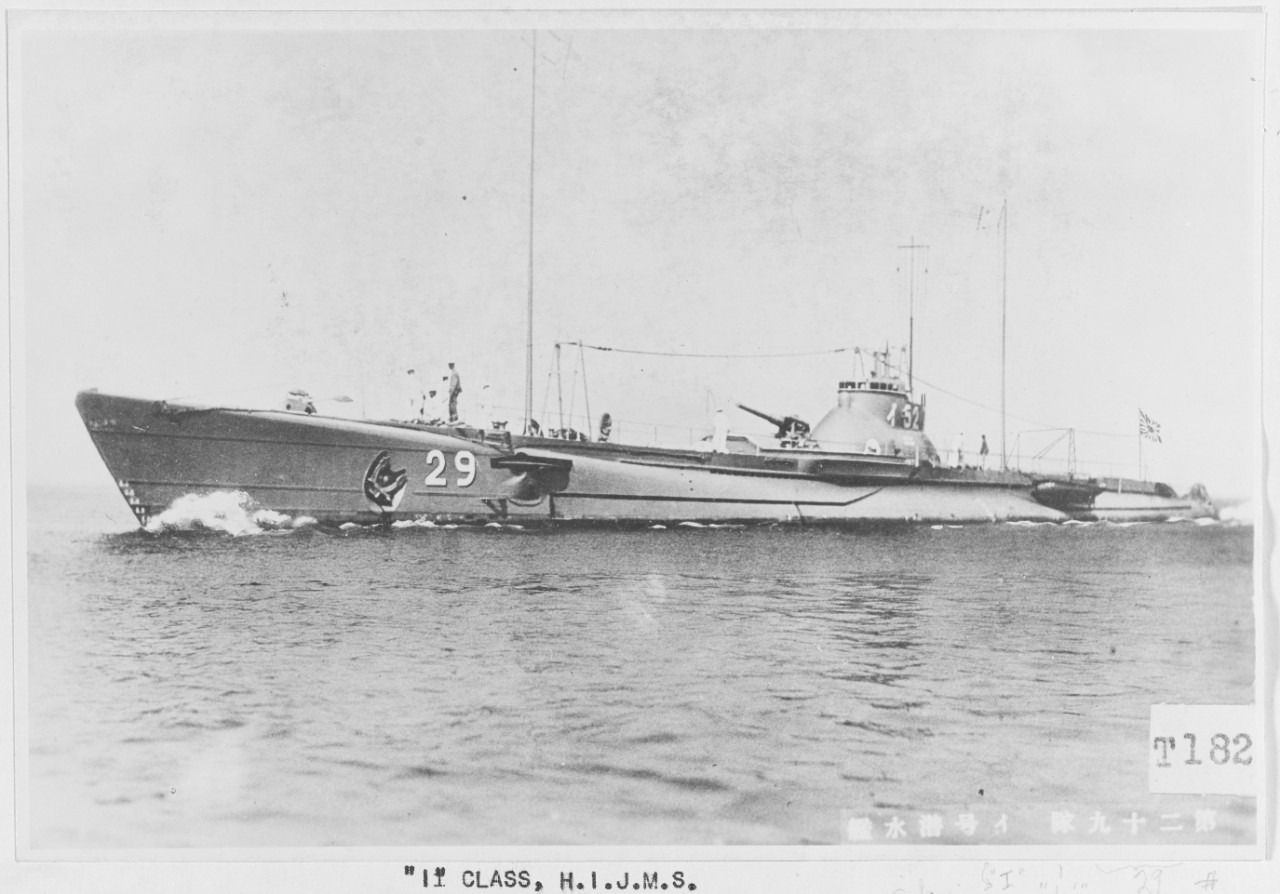 Japanese I Class of the 29th Submarine Company. I-52, later I-152