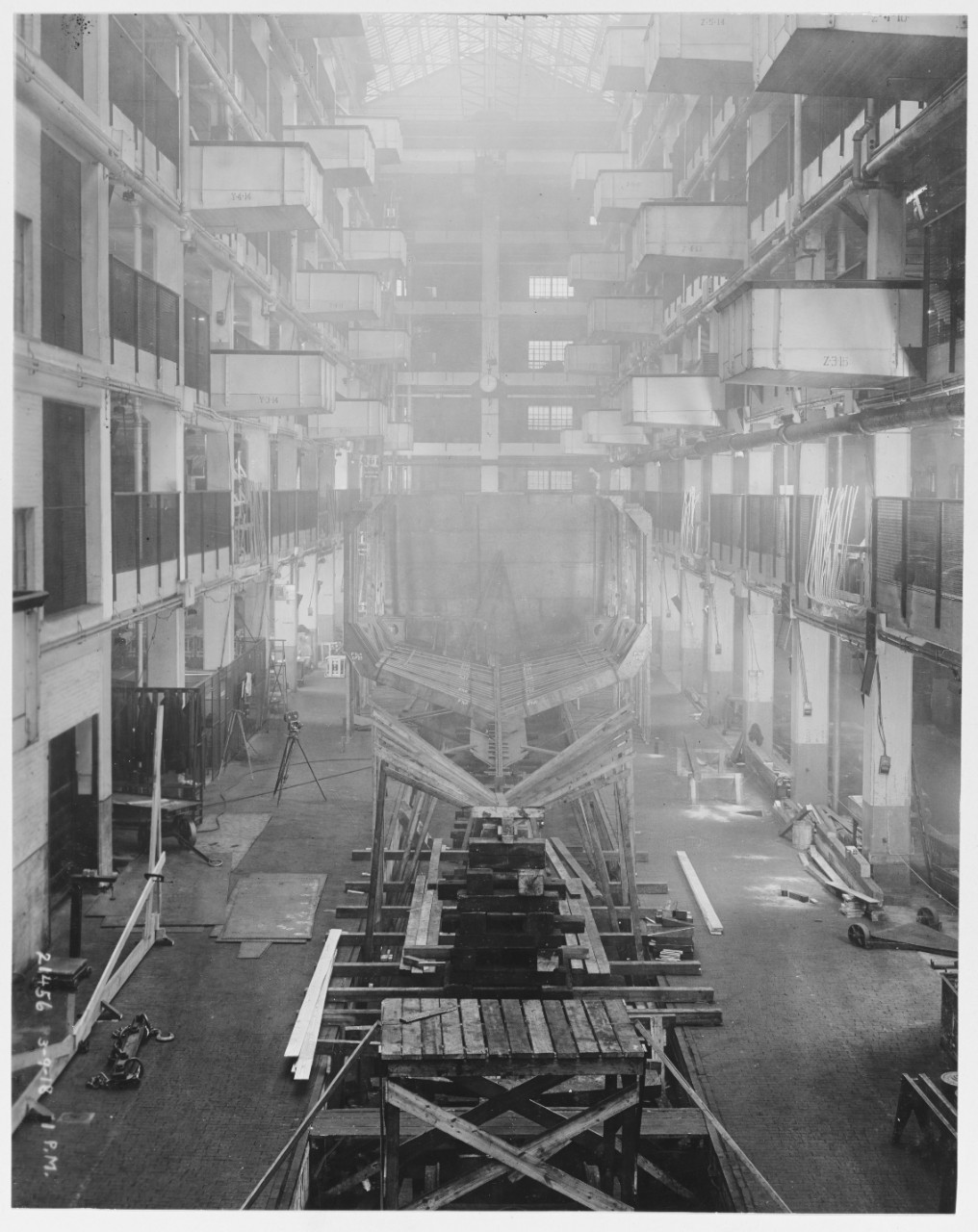 Construction of Ford Eagle Boats, Ford Motor Company, March 9, 1918