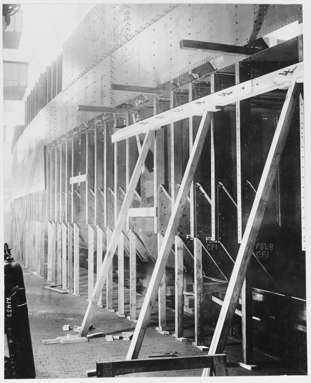 Construction of Ford Eagle Boats, Ford Motor Company, March 11, 1918