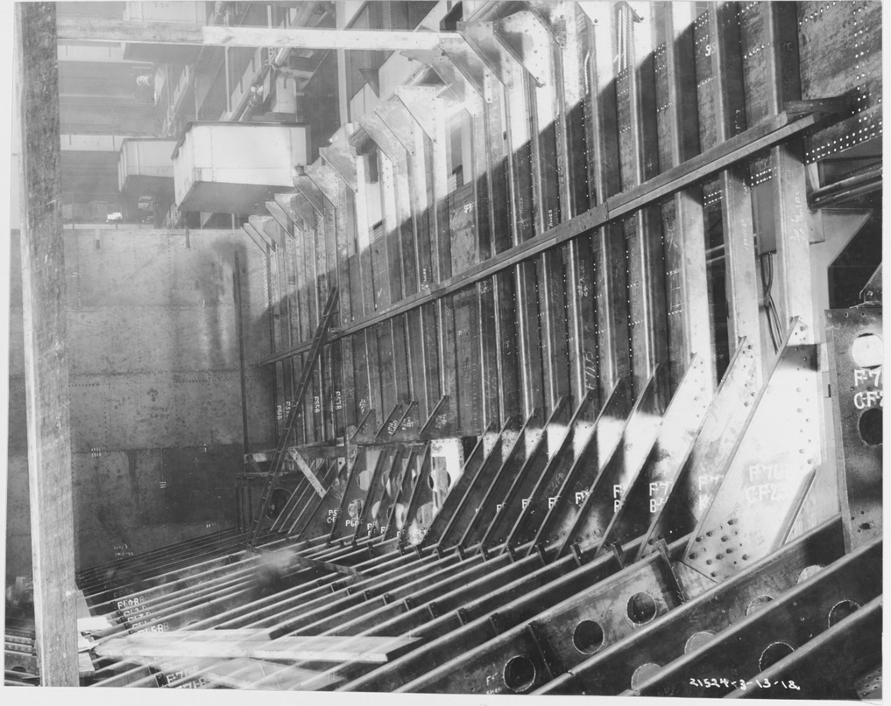 Construction of Ford Eagle Boats, Ford Motor Company, March 13, 1918