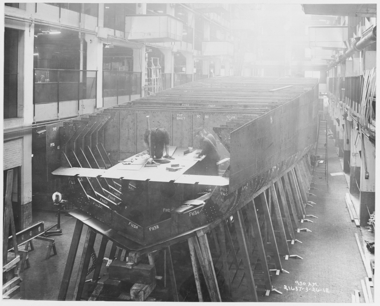 Construction of Ford Eagle Boats (200' Patrol Boats #1 to 60) Ford Motor Company, March 26, 1918