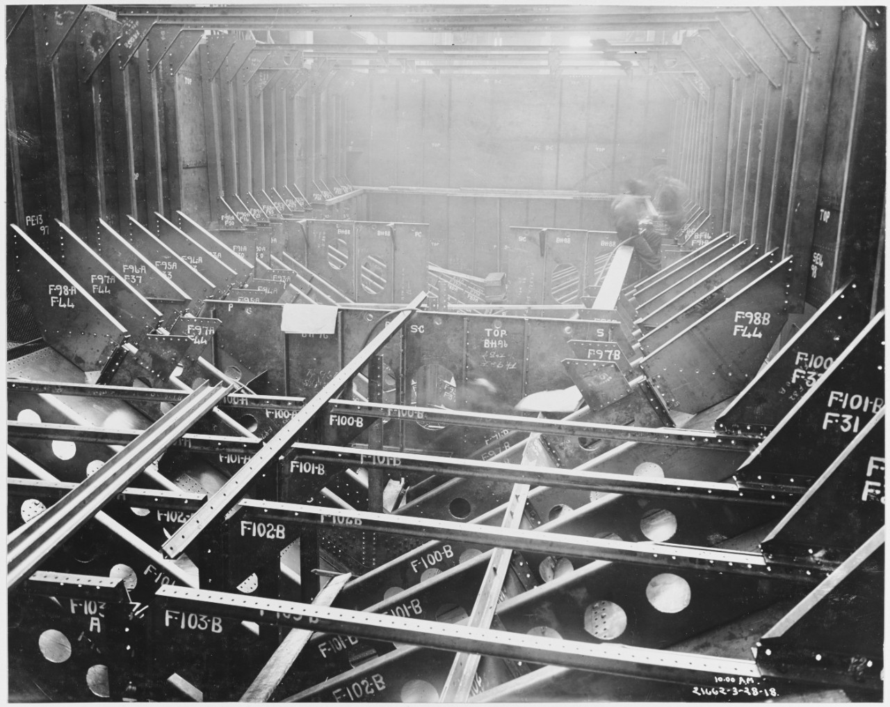 Construction of Ford Eagle Boats (200' Patrol Boats #1 to 60) Ford Motor Company, March 28, 1918