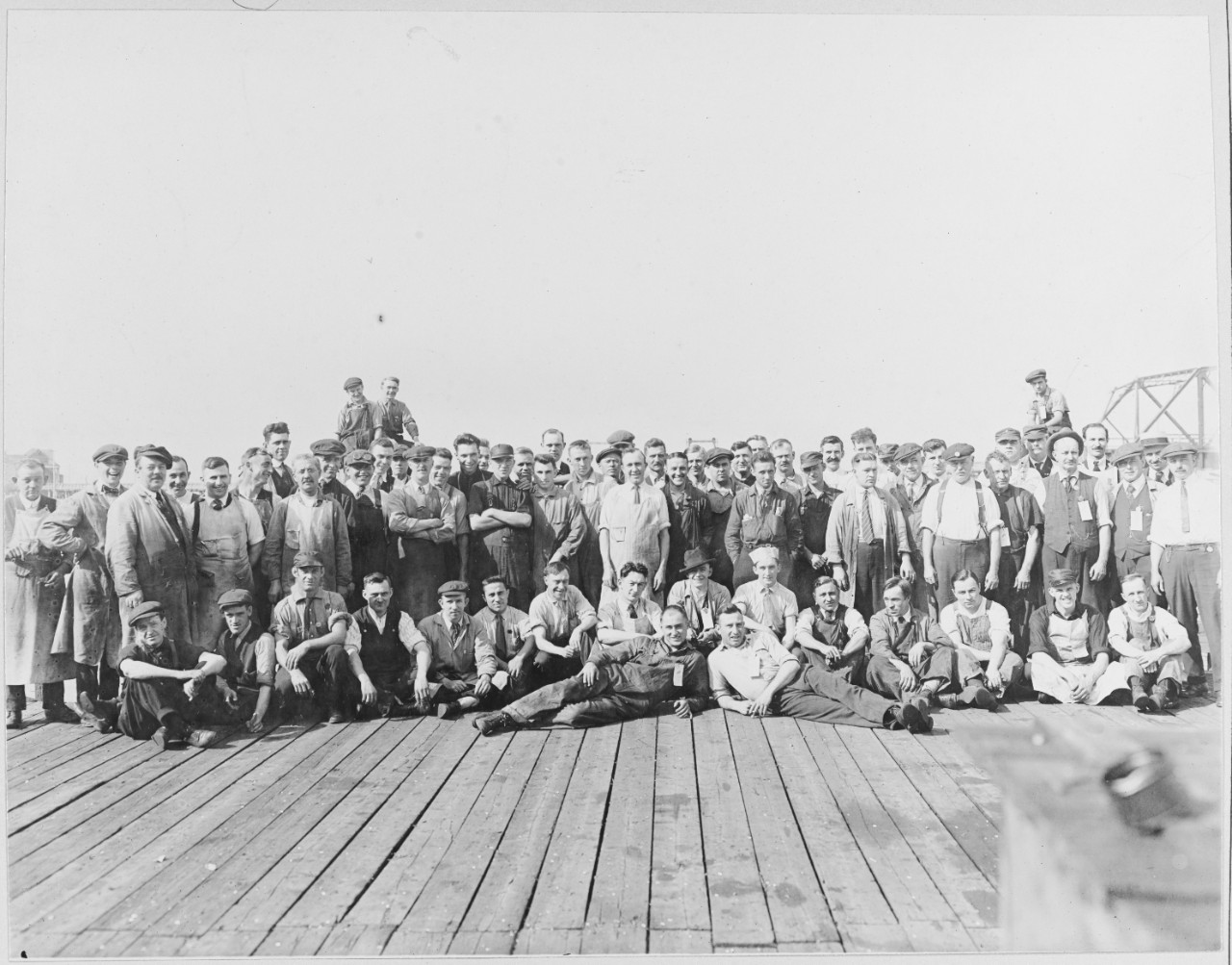 Portrait of Group of Employees, Lake Torpedo Boat Company, Bridgeport, Connecticut