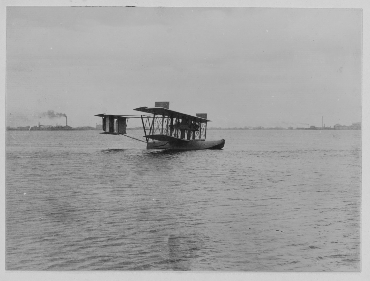 Seaplane NC-1, at rest on water