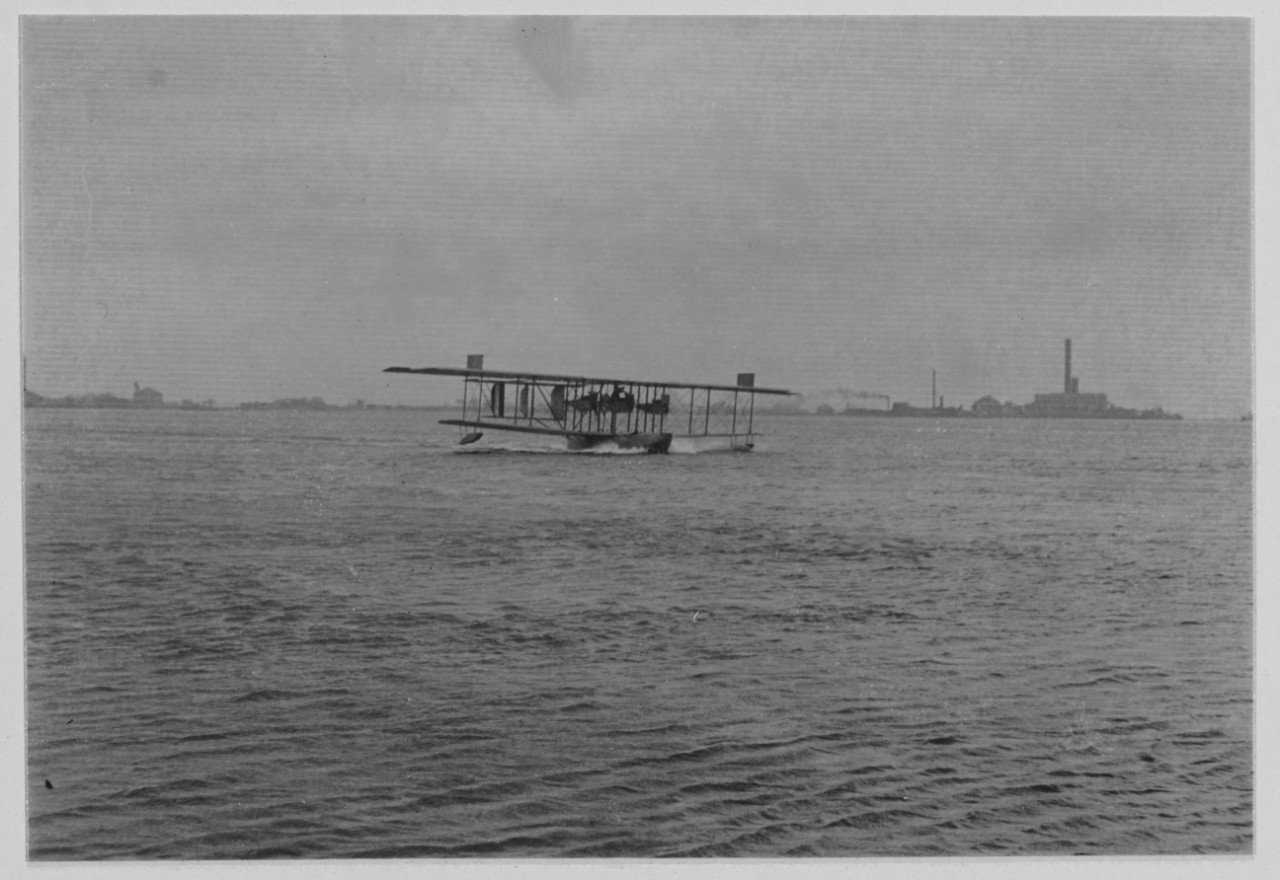 Seaplane NC-1, beginning flight