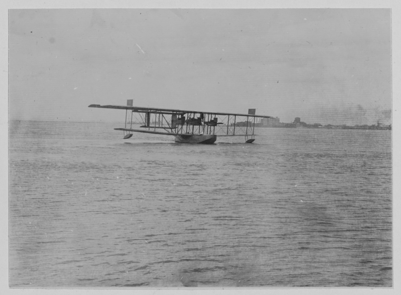 Seaplane NC-1 beginning flight