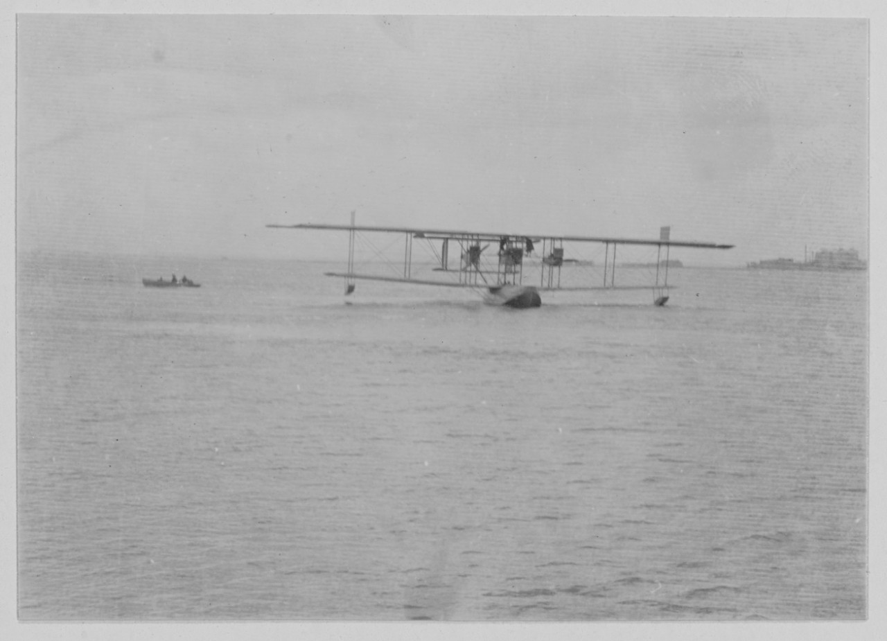 Seaplane NC-1 beginning flight