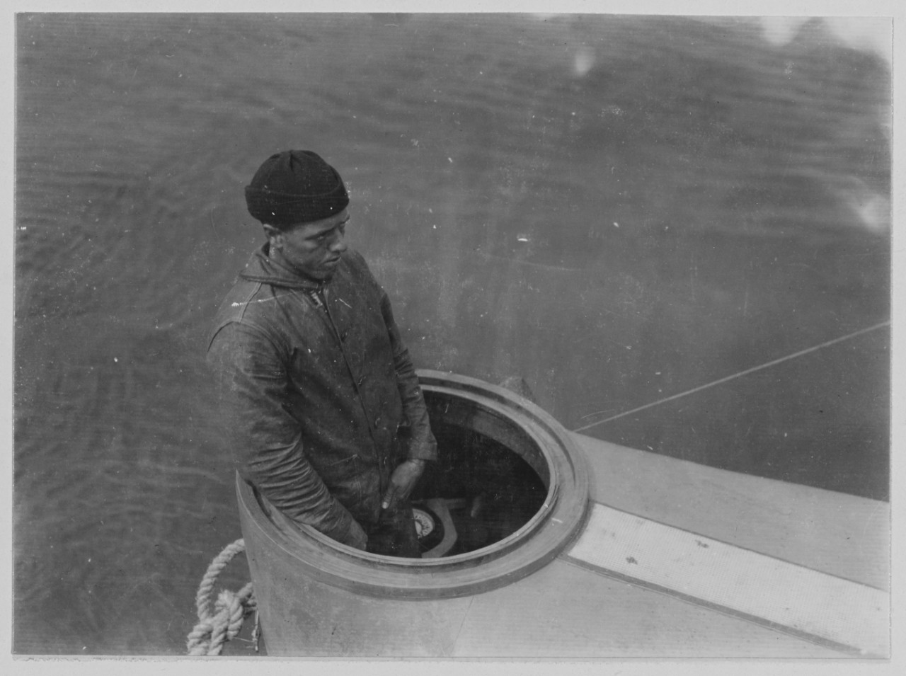 Forward cockpit of seaplane NC-1